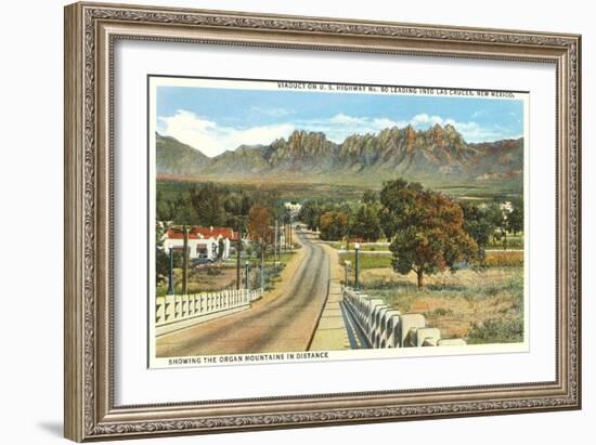 Organ Mountains, Las Cruces, New Mexico-null-Framed Art Print