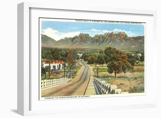 Organ Mountains, Las Cruces, New Mexico-null-Framed Art Print