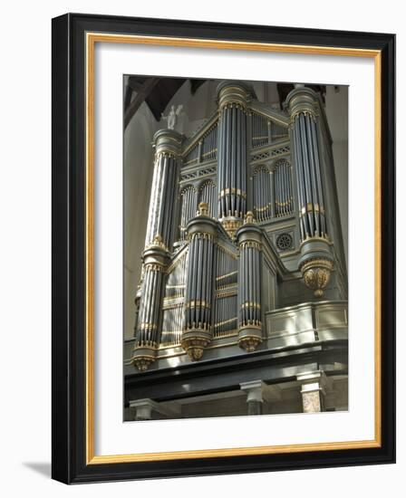 Organ, Oude Kirk (Old Church), Delft, Holland (The Netherlands)-Gary Cook-Framed Photographic Print