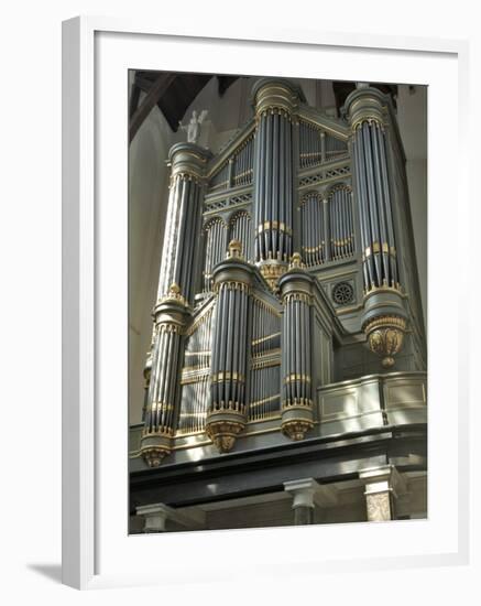 Organ, Oude Kirk (Old Church), Delft, Holland (The Netherlands)-Gary Cook-Framed Photographic Print