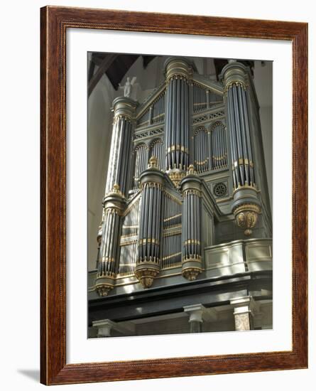 Organ, Oude Kirk (Old Church), Delft, Holland (The Netherlands)-Gary Cook-Framed Photographic Print