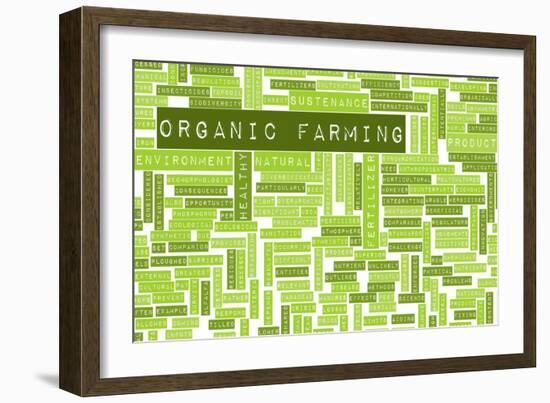 Organic Farming-kentoh-Framed Art Print