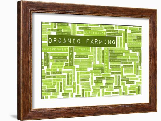 Organic Farming-kentoh-Framed Art Print