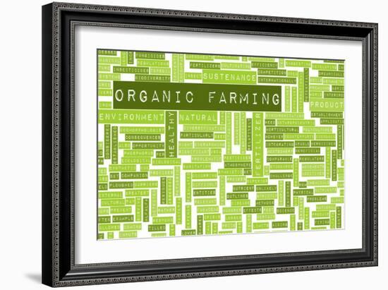 Organic Farming-kentoh-Framed Art Print