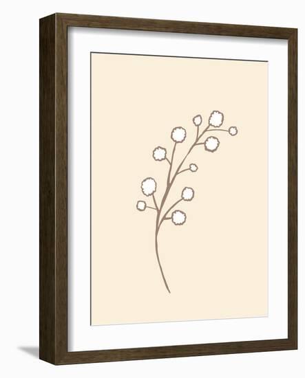 Organic Inspiration Boho Flower 7-Sweet Melody Designs-Framed Art Print