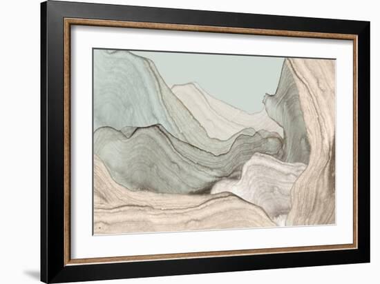 Organic Layers-null-Framed Art Print