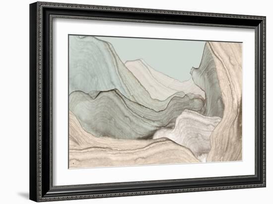 Organic Layers-null-Framed Art Print