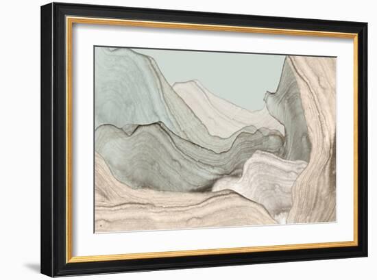 Organic Layers-null-Framed Art Print