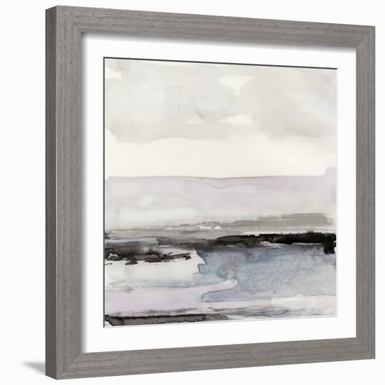 Organic Seascape Blue III-Lila Bramma-Framed Art Print