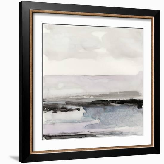 Organic Seascape Blue III-Lila Bramma-Framed Art Print