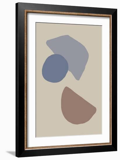 Organic Shapes 04-1x Studio-Framed Giclee Print