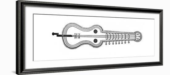 Organistrum, 9th Century-null-Framed Giclee Print