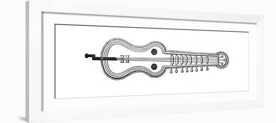 Organistrum, 9th Century-null-Framed Giclee Print