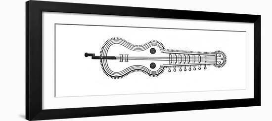 Organistrum, 9th Century-null-Framed Giclee Print