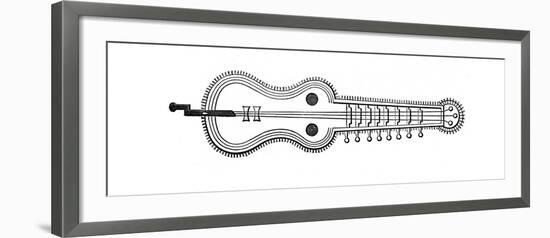 Organistrum, 9th Century-null-Framed Giclee Print