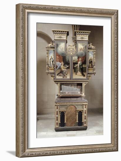 Orgue de la Chapelle, positif allemand-null-Framed Giclee Print