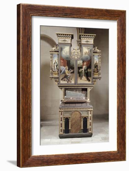 Orgue de la Chapelle, positif allemand-null-Framed Giclee Print