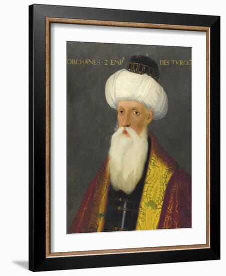 Orhan, Orkhan Ou Urchan - Portrait of Orhan I (1281-1362), Sultan of the Ottoman Empire Par Anonymo-Anonymous Anonymous-Framed Giclee Print