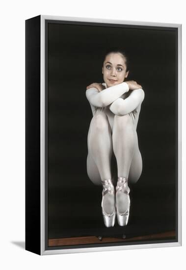 Oriella Dorella Dressed as a Ballet Dancer-Angelo Cozzi-Framed Premier Image Canvas