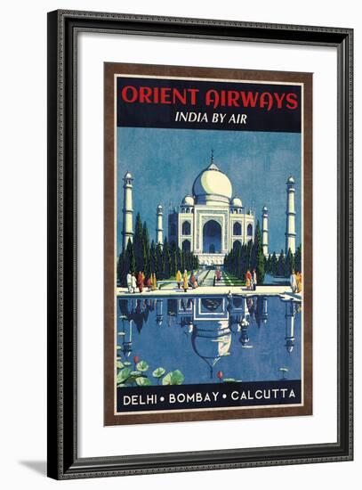 Orient Airways-Collection Caprice-Framed Art Print