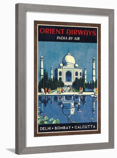 Orient Airways-Collection Caprice-Framed Art Print