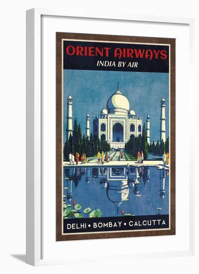 Orient Airways-Collection Caprice-Framed Art Print