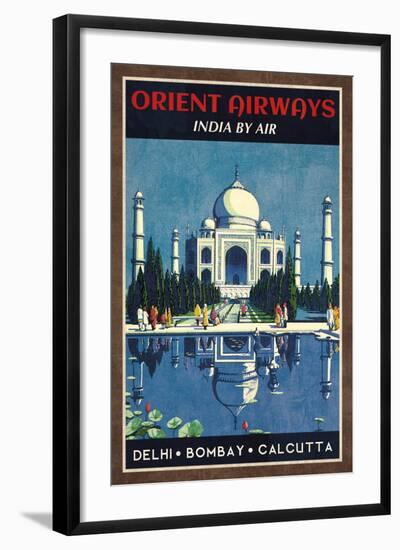 Orient Airways-Collection Caprice-Framed Art Print