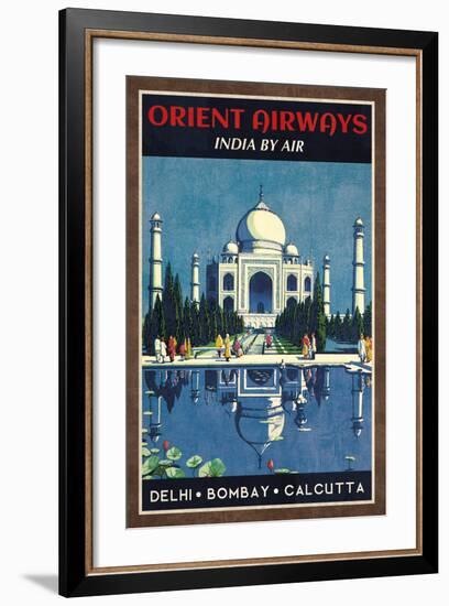 Orient Airways-Collection Caprice-Framed Art Print