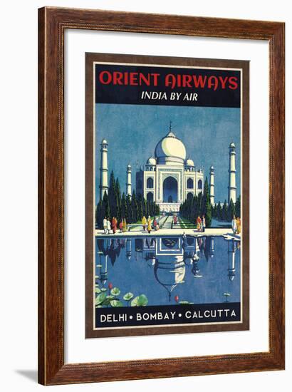 Orient Airways-Collection Caprice-Framed Art Print