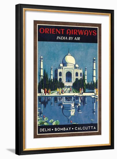 Orient Airways-Collection Caprice-Framed Art Print