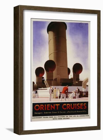 Orient Cruises (Orient Kreuzfahrten)-Andrew Johnson-Framed Giclee Print