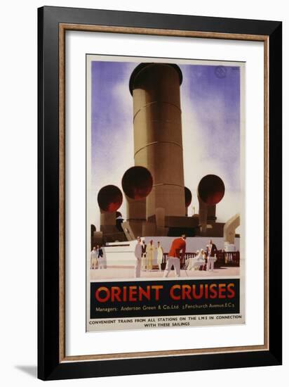 Orient Cruises (Orient Kreuzfahrten)-Andrew Johnson-Framed Giclee Print