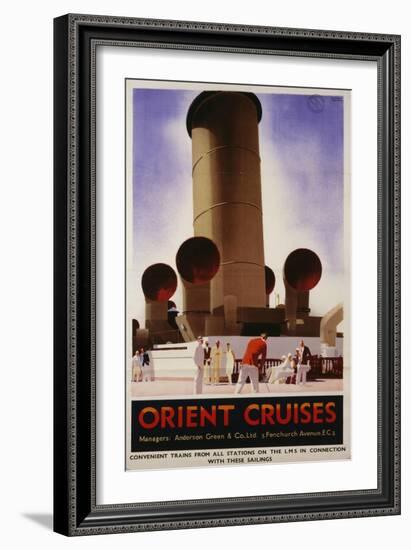 Orient Cruises (Orient Kreuzfahrten)-Andrew Johnson-Framed Giclee Print