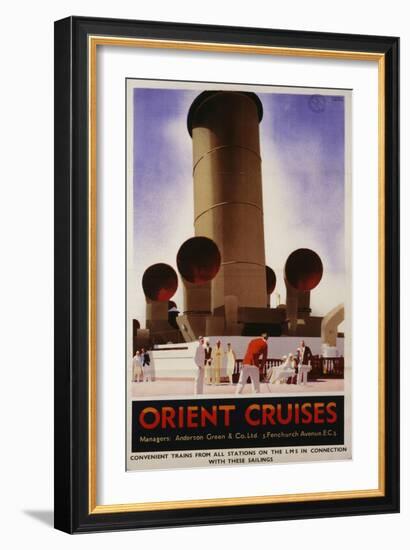 Orient Cruises (Orient Kreuzfahrten)-Andrew Johnson-Framed Giclee Print