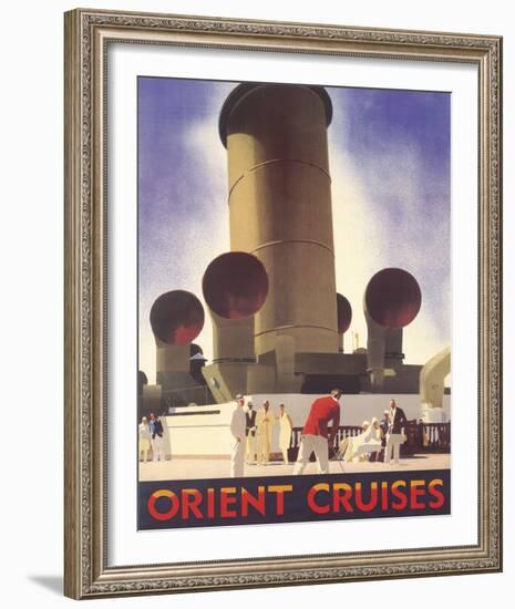 Orient Cruises-Andrew Johnson-Framed Giclee Print