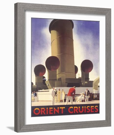 Orient Cruises-Andrew Johnson-Framed Giclee Print