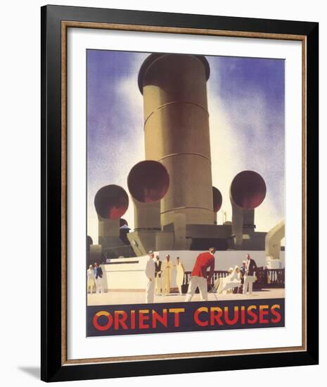 Orient Cruises-Andrew Johnson-Framed Giclee Print