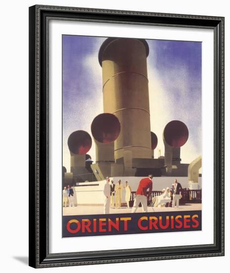 Orient Cruises-Andrew Johnson-Framed Giclee Print