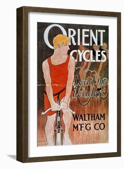 Orient Cycles Ad, c1895-Edward Penfield-Framed Giclee Print