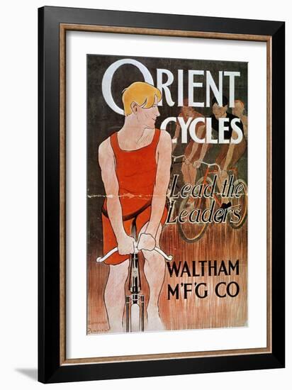 Orient Cycles Ad, c1895-Edward Penfield-Framed Giclee Print