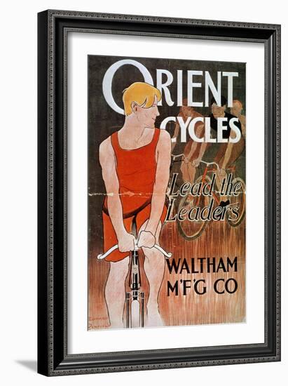 Orient Cycles Ad, c1895-Edward Penfield-Framed Giclee Print