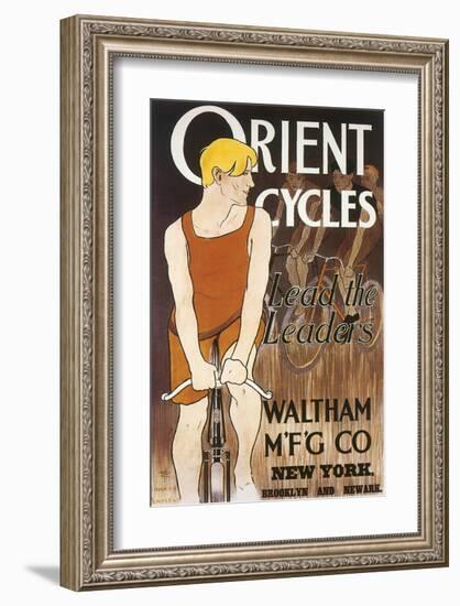 Orient Cycles-Edward Penfield-Framed Premium Giclee Print