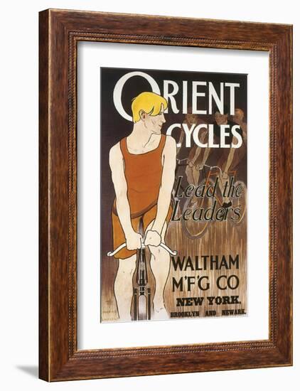 Orient Cycles-Edward Penfield-Framed Premium Giclee Print