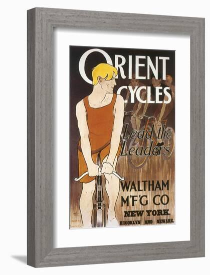 Orient Cycles-Edward Penfield-Framed Premium Giclee Print