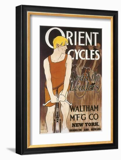 Orient Cycles-Edward Penfield-Framed Premium Giclee Print