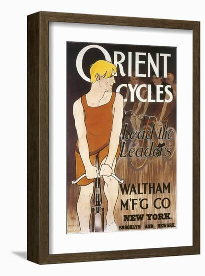 Orient Cycles-Edward Penfield-Framed Premium Giclee Print