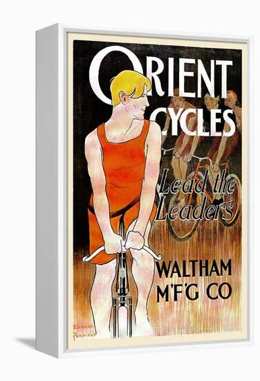 Orient Cycles-Edward Penfield-Framed Stretched Canvas