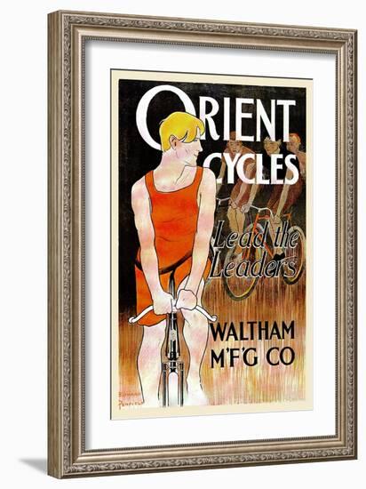 Orient Cycles-Edward Penfield-Framed Art Print