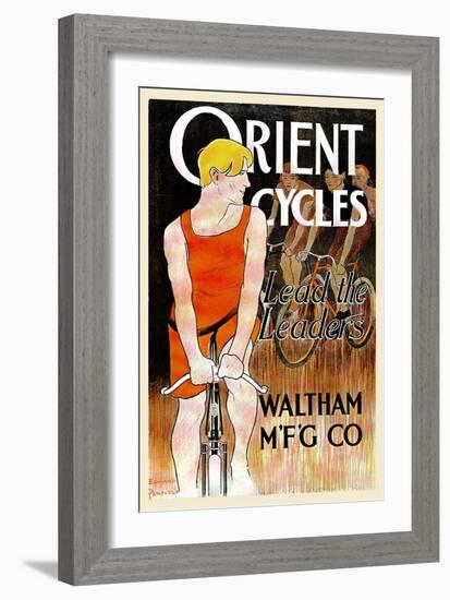 Orient Cycles-Edward Penfield-Framed Art Print