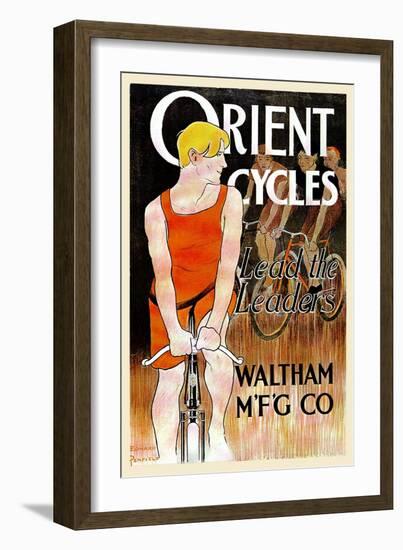 Orient Cycles-Edward Penfield-Framed Art Print